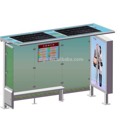 Other outdoor furniture advertising bus shelter solar bus stop