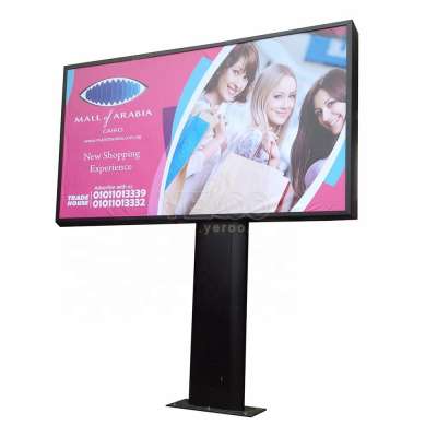 Outdoor stainless steel scrolling advertising billboard